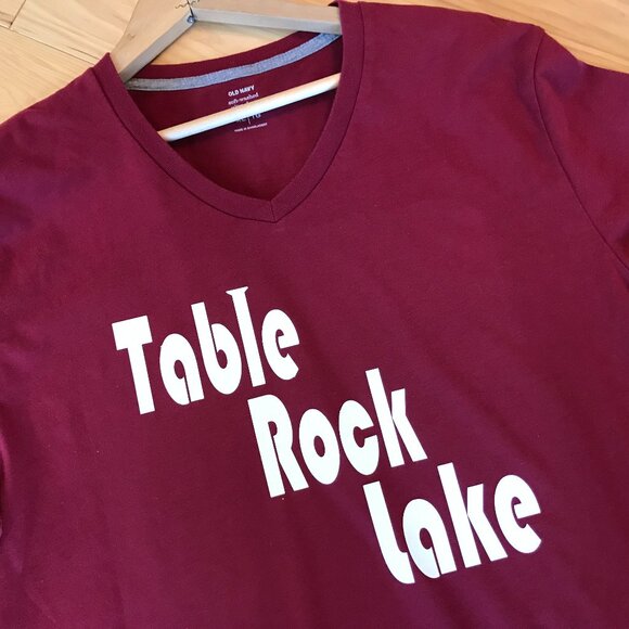 Upcycled Table Rock Lake T-Shirt: Marinas & Landmarks Graphic, Size L-XL - Picture 10 of 12
